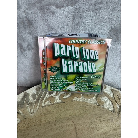 Party Tyme Karaoke Other - Party Tyme Karaoke Country Classics CD+G Disc‎ with Lyric Booklet Included